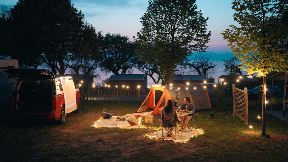 Campsite for tents and campers in Lazise Lake Garda